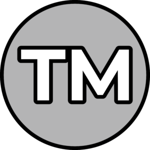 Simple image of a trademark symbol